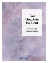 Two Quartets for Lent Handbell sheet music cover